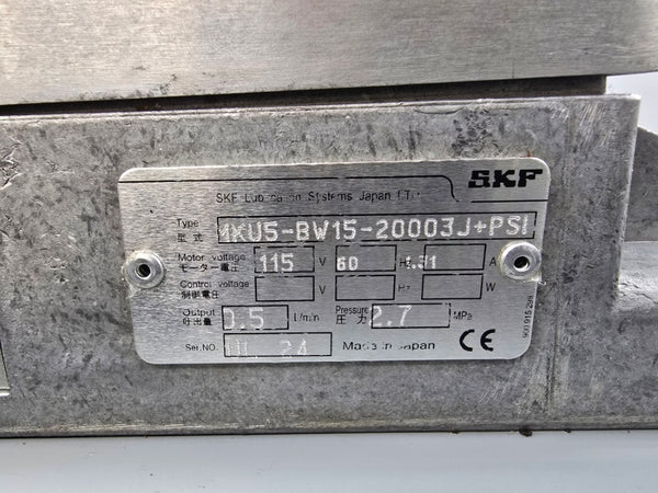 SKF MKU5-BW15-20003J+PSI 115V 1.31A 384PSI NSNP