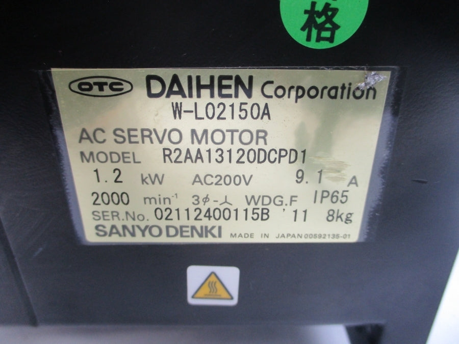 SANYO DENKI R2AA13120DCPD1 200VAC 9.1A NSNP
