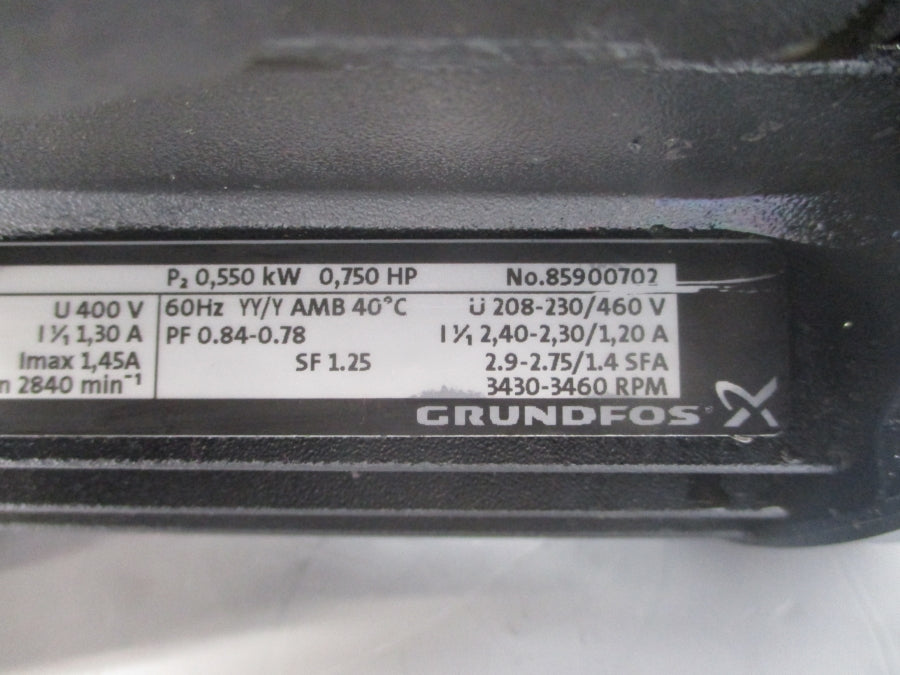 GRUNDFOS SPK8-3/2 A-WB-A-CVUV 208-230/460V 2.40-2.30/1.20A NSNP