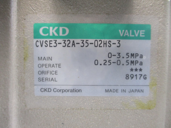 CKD CVSE3-32A-35-02HS-3 1-1/2" UNMP