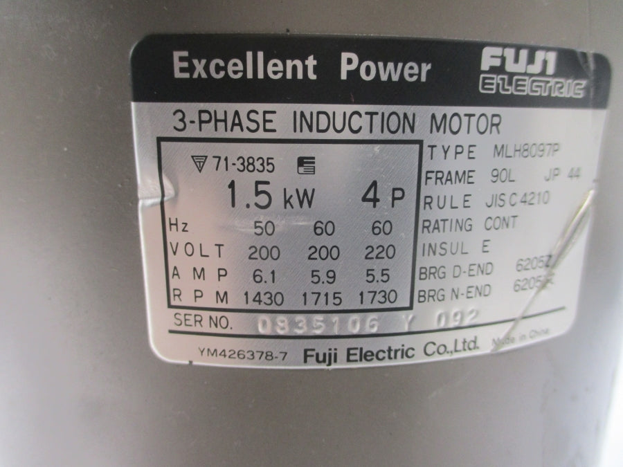 FUJI ELECTRIC MLH8097P 200/220V 6.1-5.9/5.5A NSNP