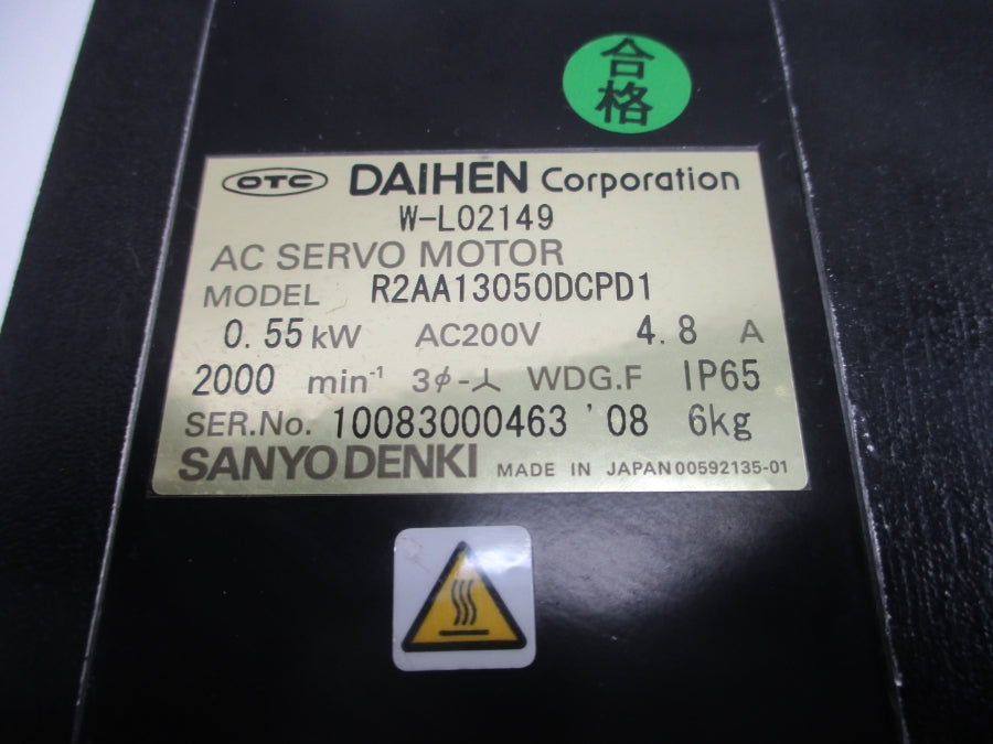 SANYO DENKI R2AA13050DCPD1 200VAC 4.8A NSNP