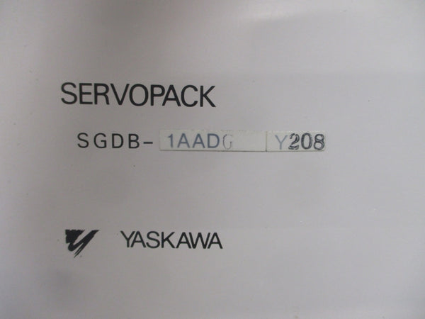 YASKAWA SGDB-1AADG 200-230VAC 60.0A UNMP