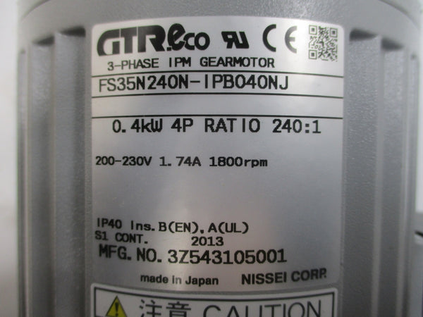 GTR FS35N240N-IPB040NJ 3Z543105001 200-230V 1.74A NSMP