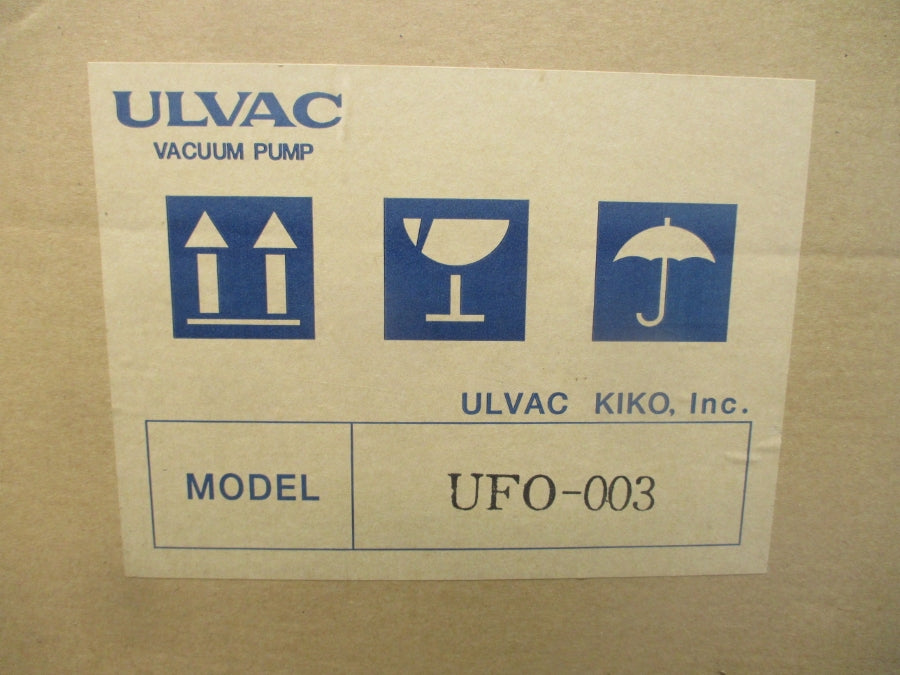 ULVAC UFO-003 100V 0.6A NSMP