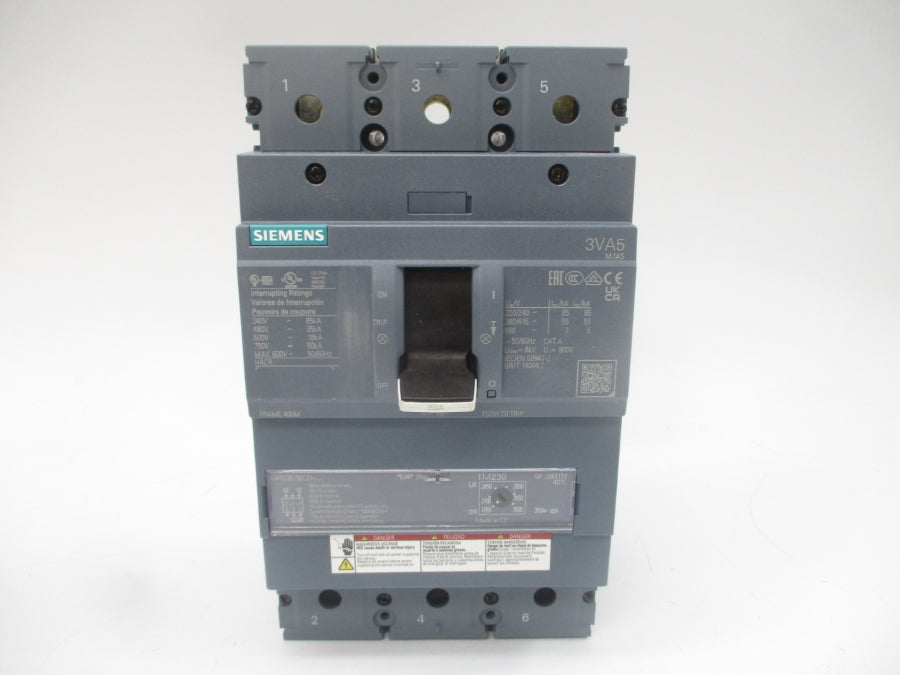 SIEMENS 3VA5335-5EC31-0AA0 600V 350A NSMP