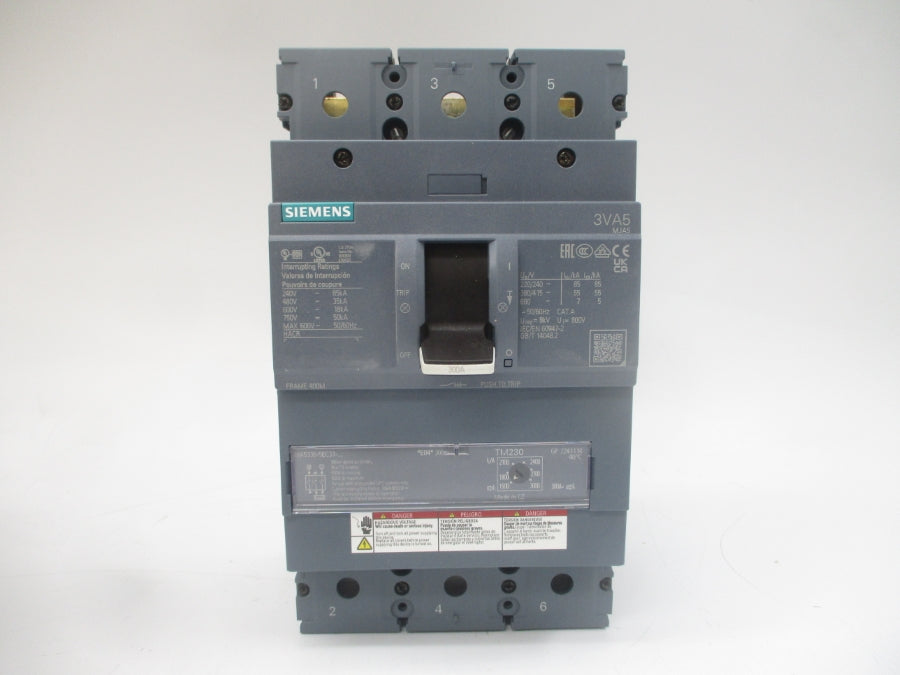 SIEMENS 3VA5330-5EC31-0AA0 600V 300A NSMP