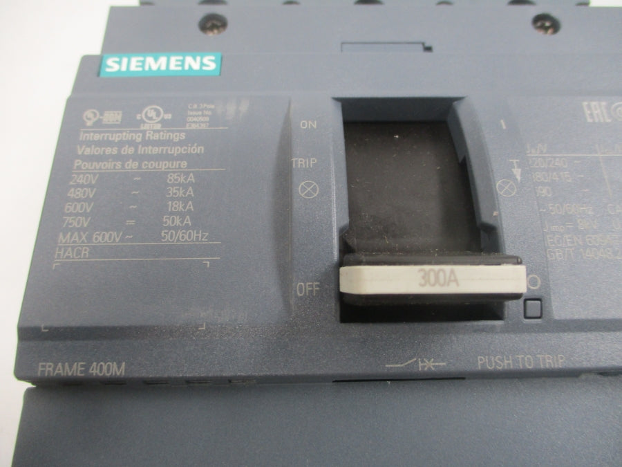 SIEMENS 3VA5330-5EC31-0AA0 600V 300A NSMP