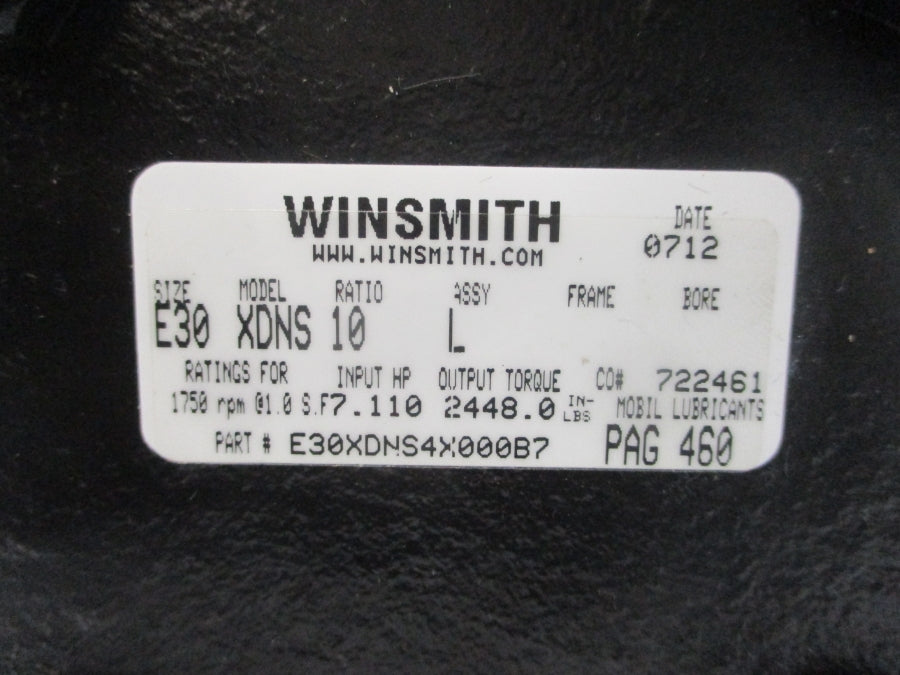WINSMITH E30XDNS4X000B7 NSNP