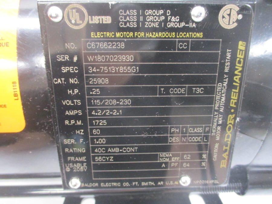 METAL BELLOWS MB-151XP 26453 115/208-230V 4.2/2-2.1A NUPI