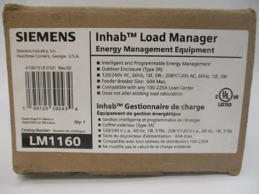 SIEMENS LM1160 120/240VAC 60A NSMP