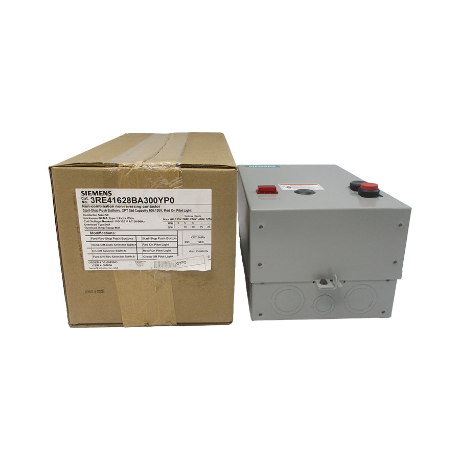 SIEMENS 3RE41628BA300YP0 110/120VAC NSMP