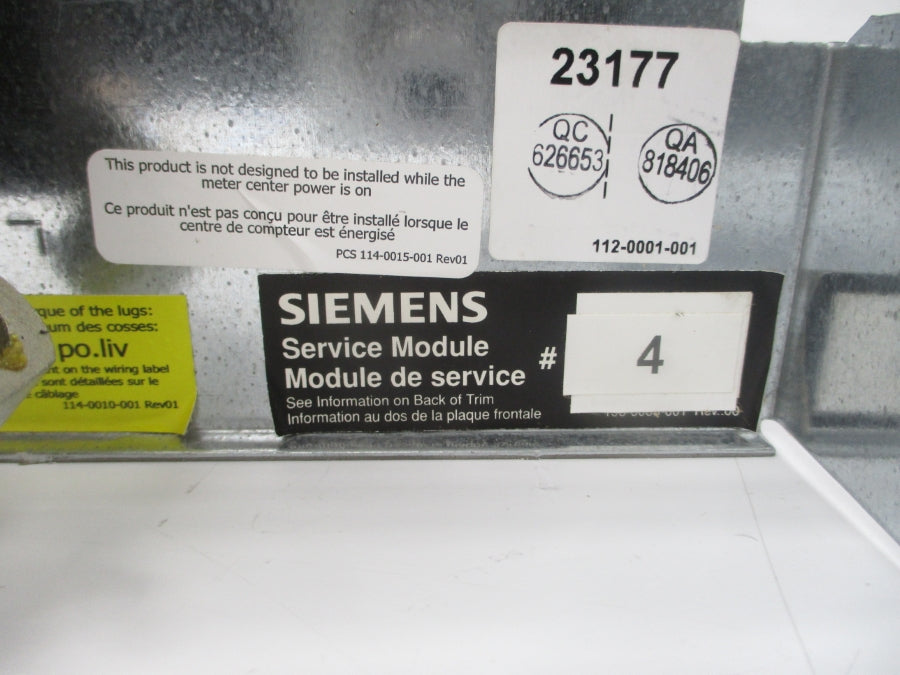 SIEMENS MMS4-200QR 120/240V 200A NSMP