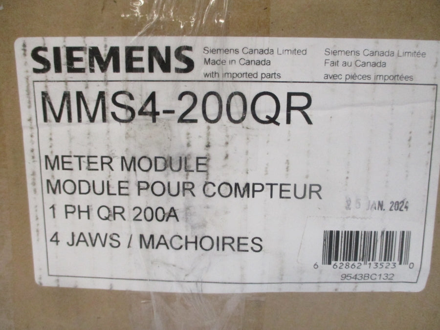 SIEMENS MMS4-200QR 120/240V 200A NSMP