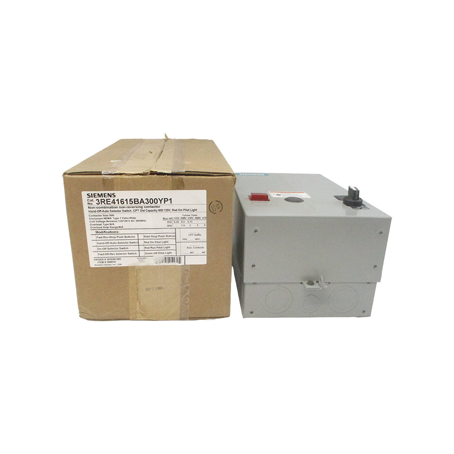 SIEMENS 3RE41615BA300YP1 110/120VAC NSMP
