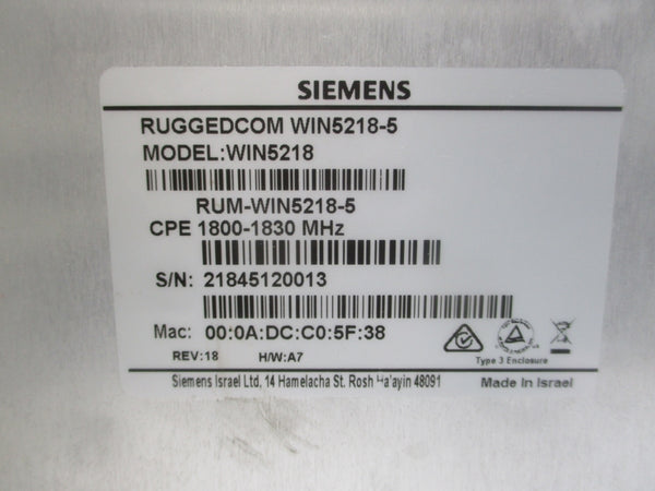 SIEMENS RUM-WIN5218-5 NSNP