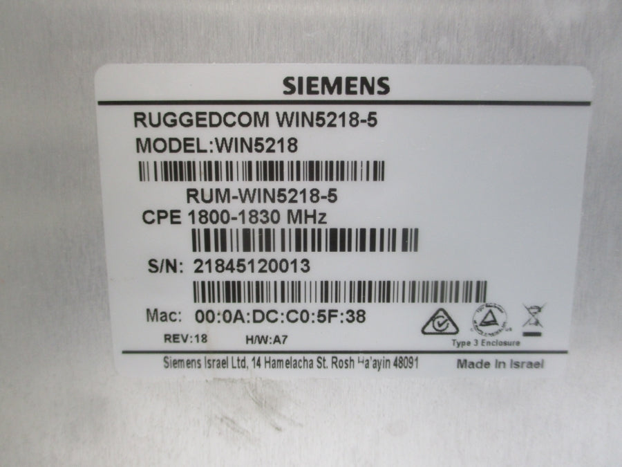 SIEMENS RUM-WIN5218-5 NSNP
