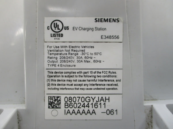 SIEMENS VG2 208/240V 30A NUPI