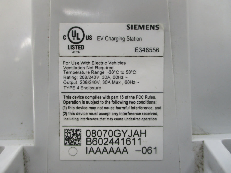 SIEMENS VG2 208/240V 30A NUPI