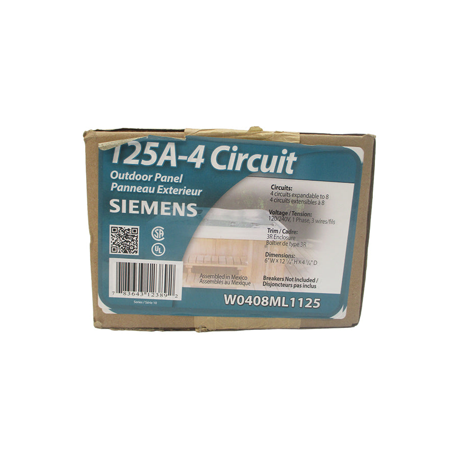 SIEMENS W0408ML1125 120/240V 125A NSFS