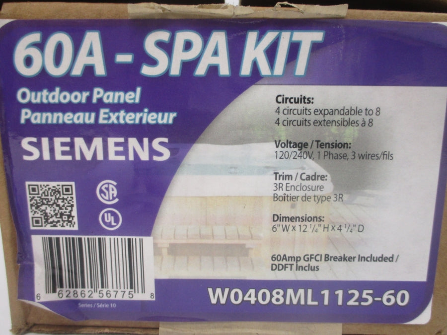 SIEMENS W0408ML1125-60 120/240V 60A NSMP