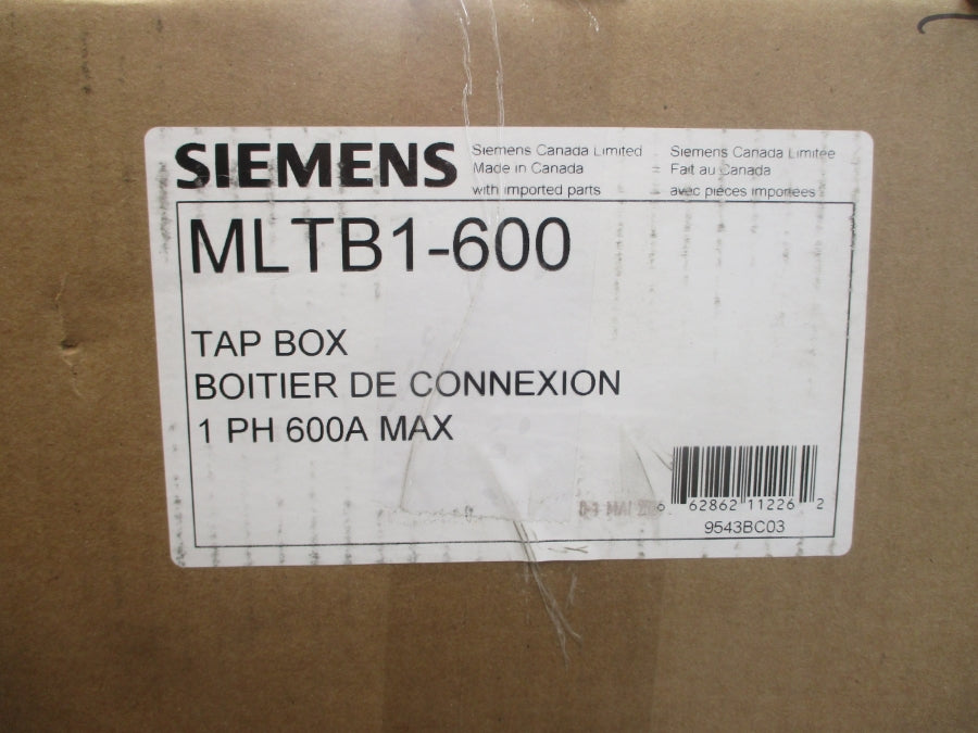 SIEMENS MLTB1-600 120/240VAC 600A NSMP