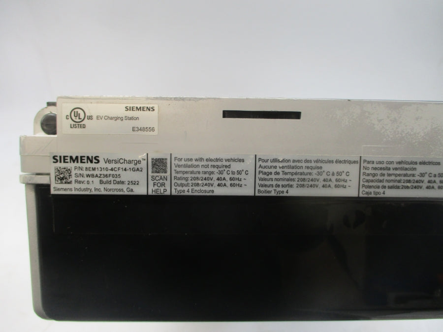 SIEMENS 8EM1310-4CF14-1GA2 208/240V 40A REV. 0.1 UNMP