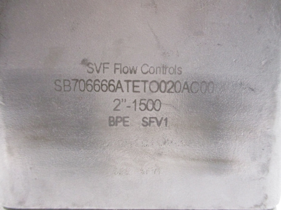 SVF FLOW CONTROLS SB706666ATETO020AC00 2" NSNP