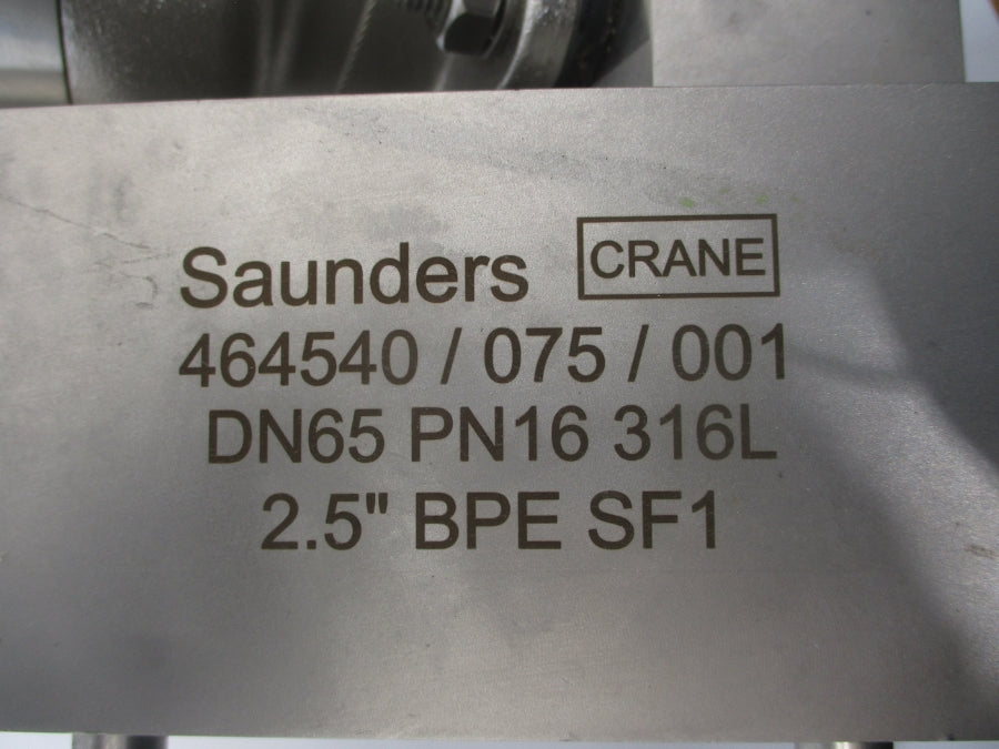 SAUNDERS S360 464540/075/001 2.5" UNMP
