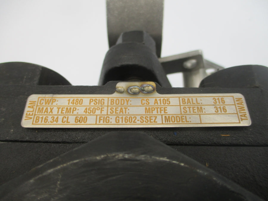 VELAN G1602-SSEZ 1480PSI 1-1/2" UNMP
