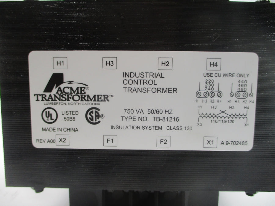 ACME TB-81216 240/480V REV. A00 NSMP