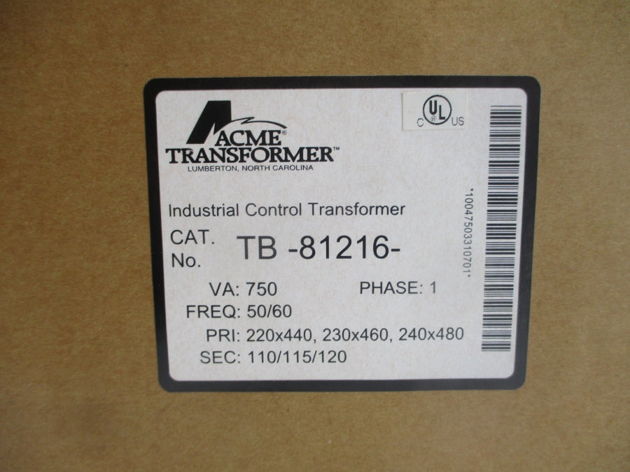 ACME TB-81216 240/480V REV. A00 NSMP