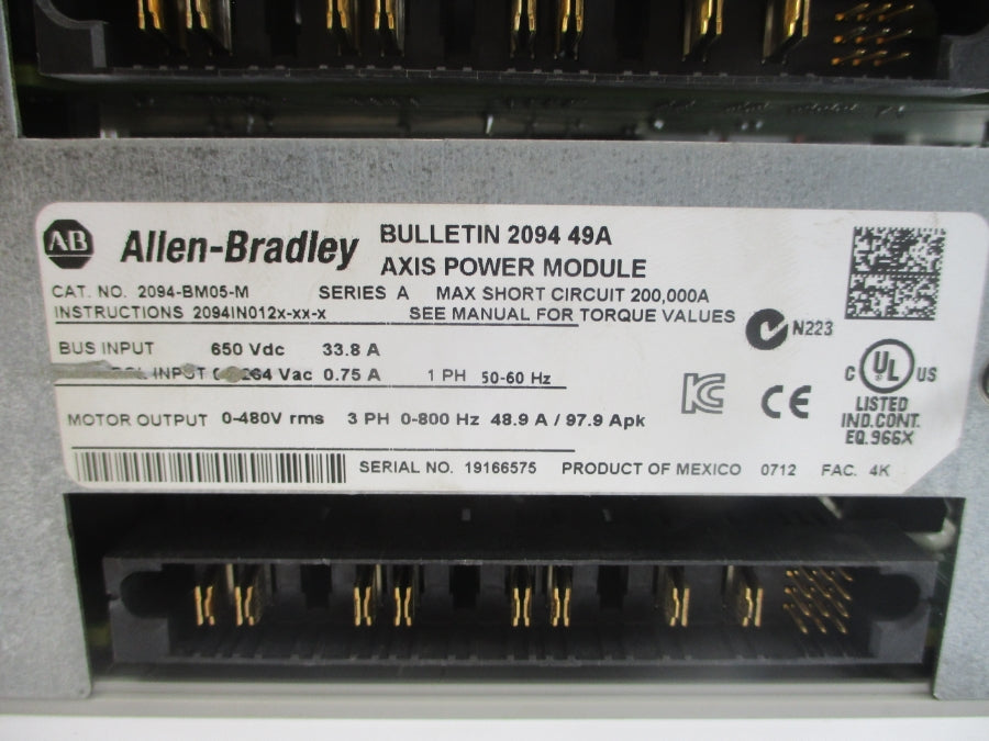 INDUSTRIAL SPARE PART 2094-BM05-M SER. A 95-264VAC 33.8A REMAN