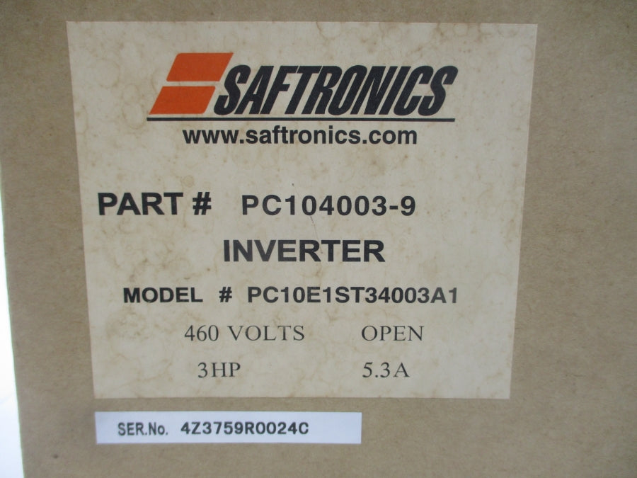 SAFTRONICS PC104003-9 PC10E1ST34003A1 380-480V 9.2A NSMP