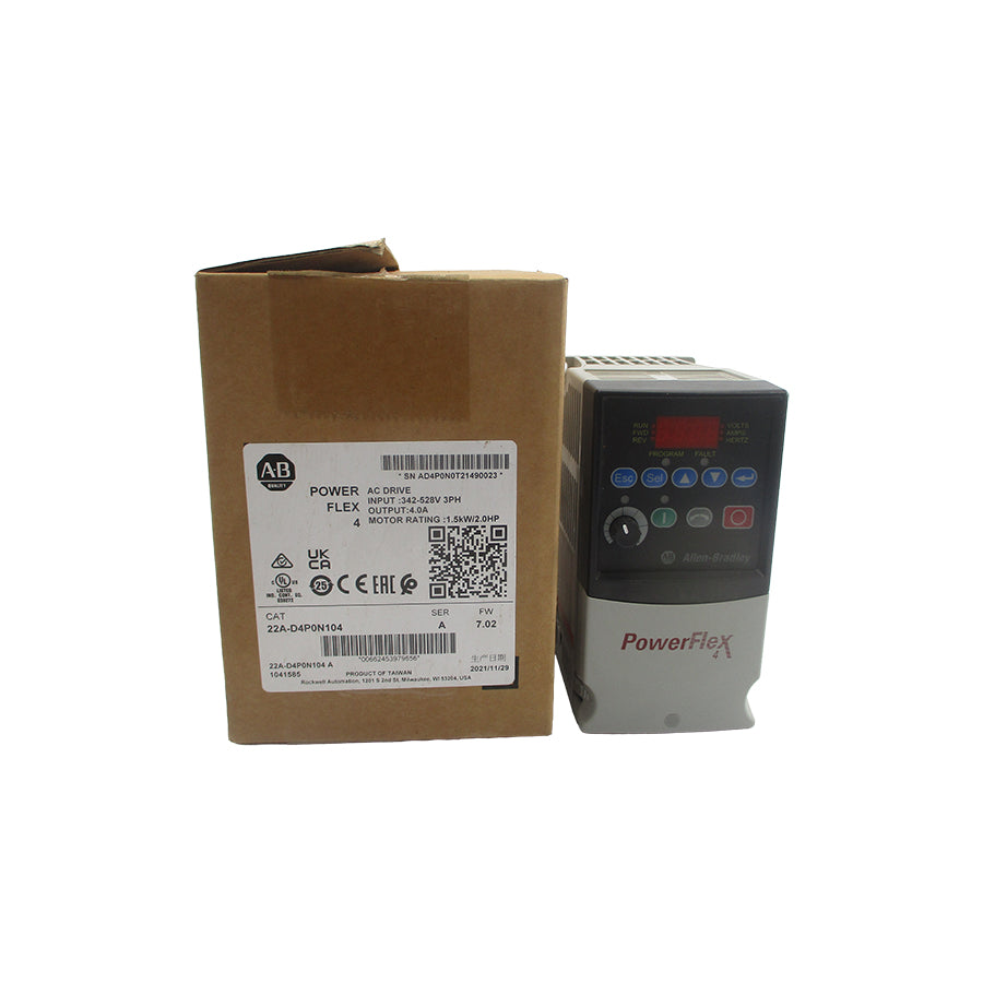 INDUSTRIAL SPARE PART 22A-D4P0N104 SER. A F/W 7.02 342-528VAC 4.0A NSMP