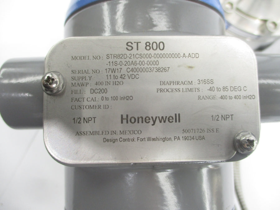 HONEYWELL STR82D-21CS000-000000000-A-ADD-11S-0-20A6-00-0000 11-42VDC NSNP