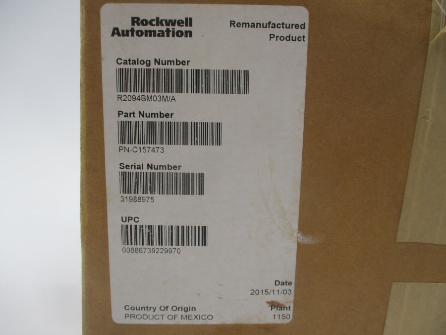INDUSTRIAL SPARE PART 2094-BM03-M SER. A 95-264VAC 20.7A REMAN