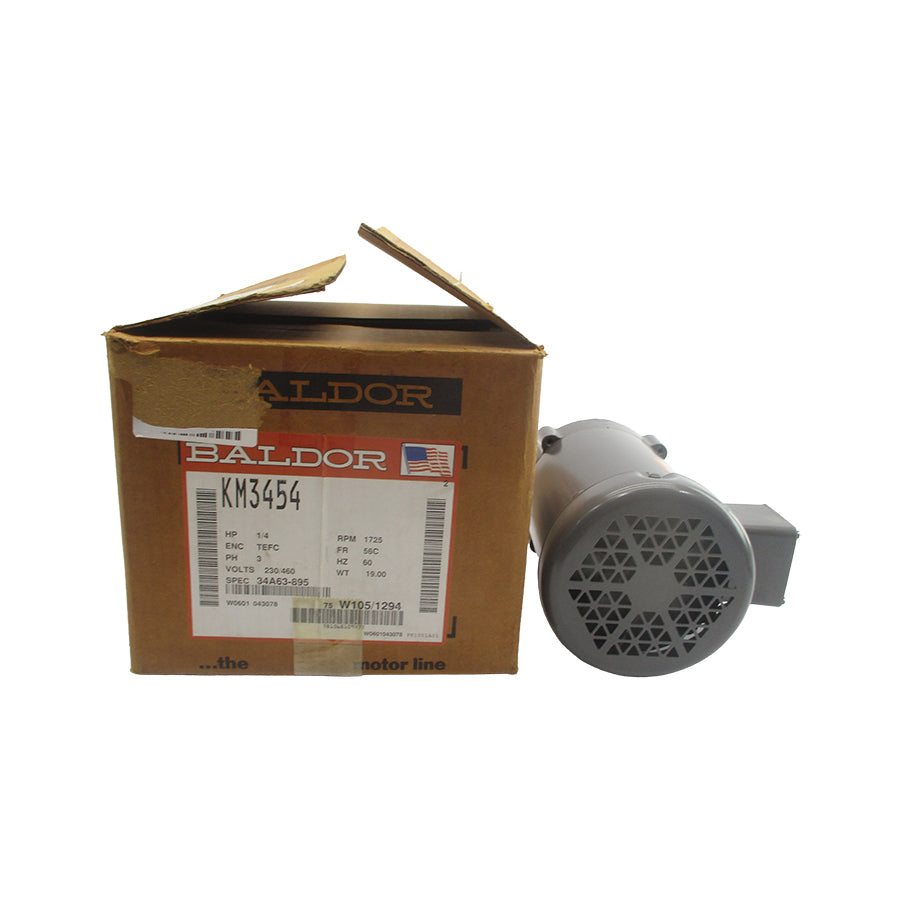 BALDOR KM3454 34A63-895 230/460V 1.3/.65A NSMP