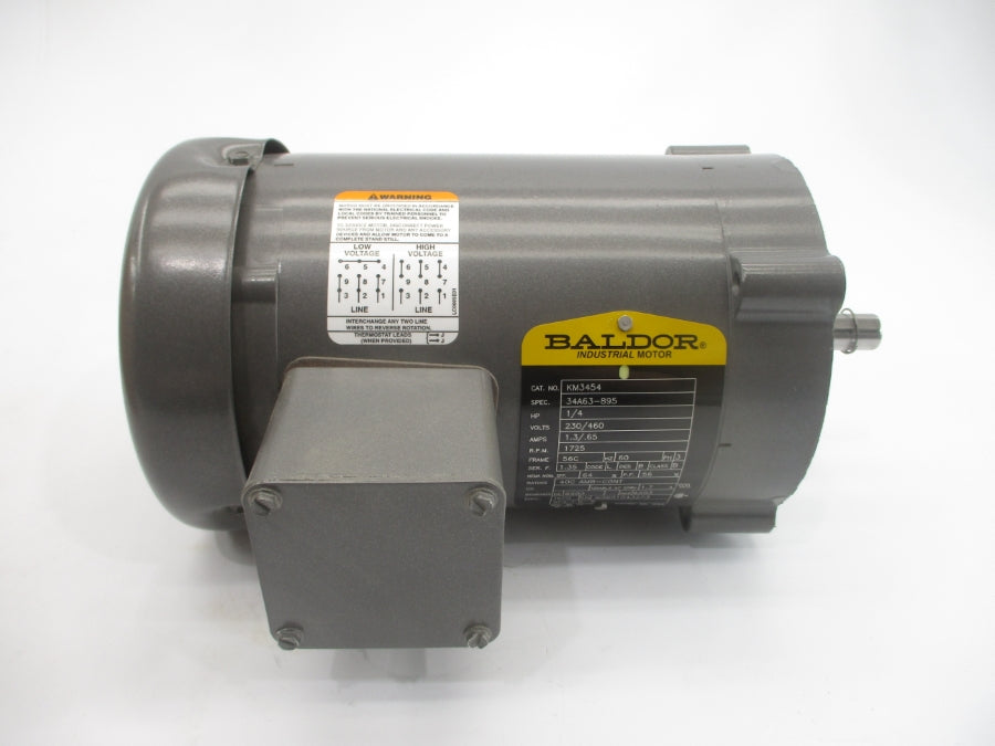 BALDOR KM3454 34A63-895 230/460V 1.3/.65A NSMP