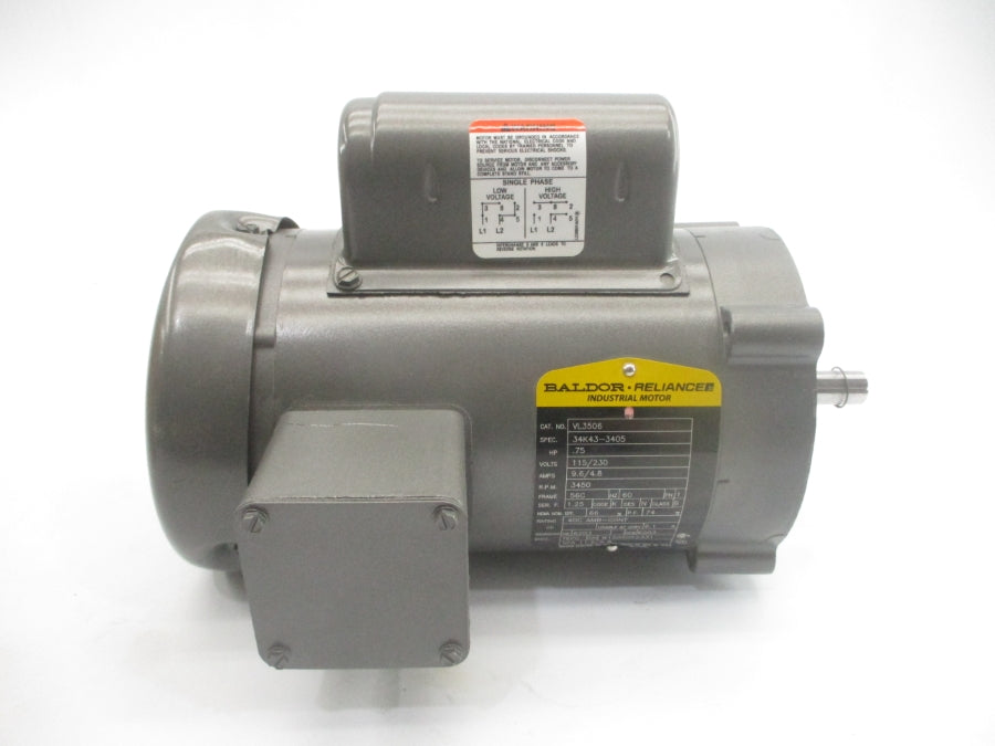 BALDOR VL3506 34K43-3405 115/230V 9.6/4.8A NSMP