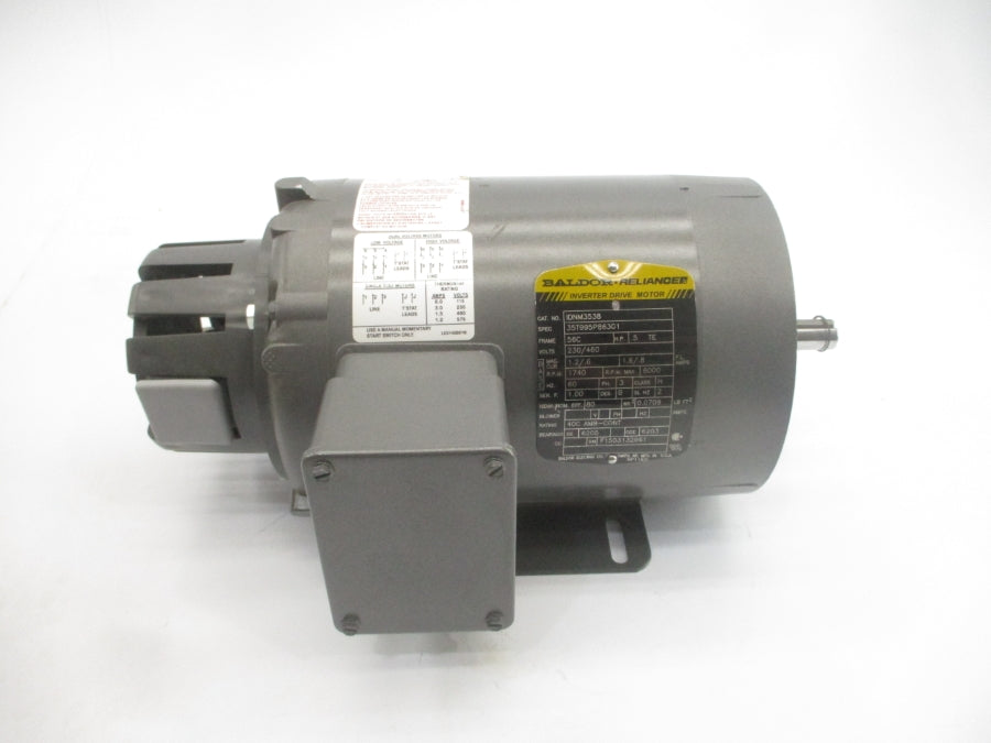 BALDOR IDNM3538 35T995P863G1 230/460V 1.6/.8A NSMP