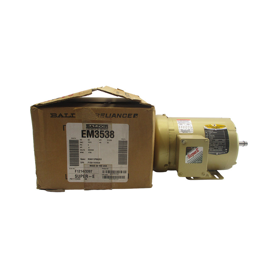 BALDOR EM3538 35A011P862G1 230/460V 1.54/.77A NSMP