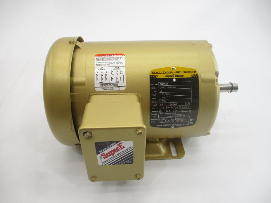BALDOR EM3538 35A011P862G1 230/460V 1.54/.77A NSMP