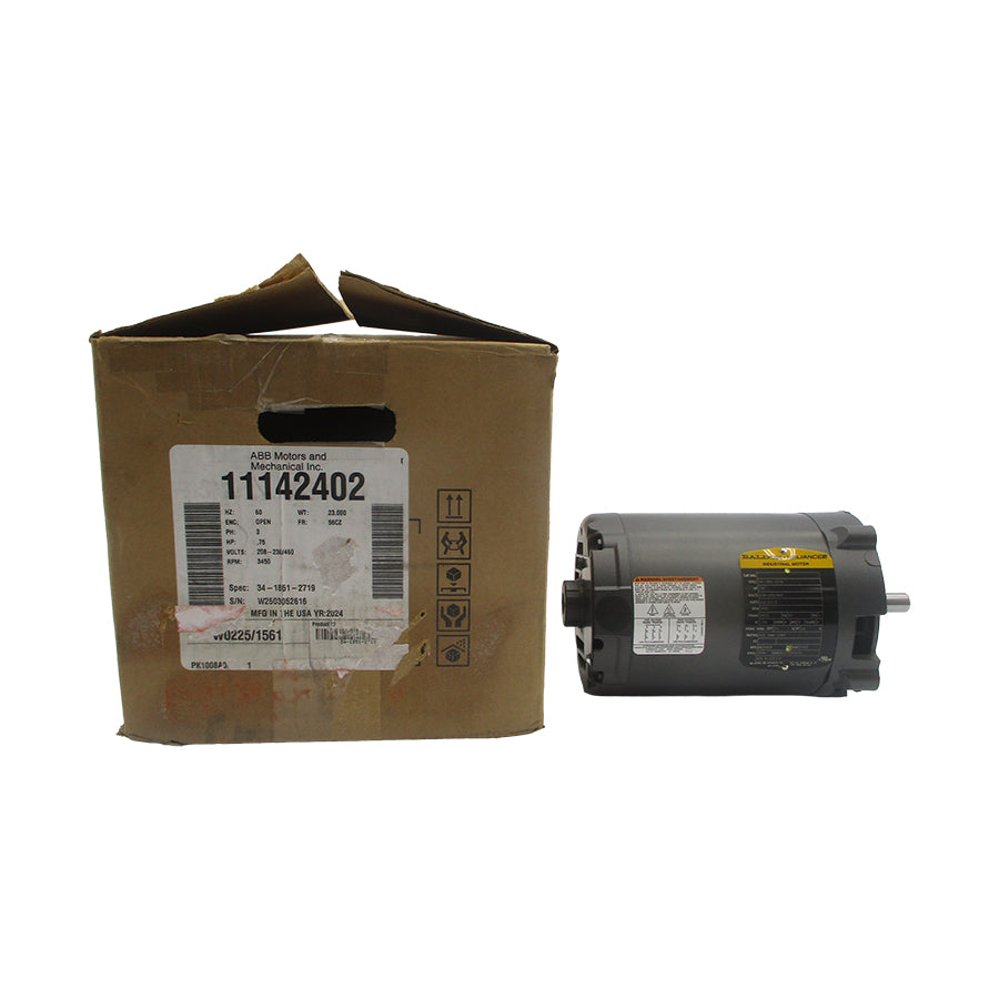 BALDOR 11142402 34-1851-2719 208-230/460V 3.2-3/1.5A NSMP