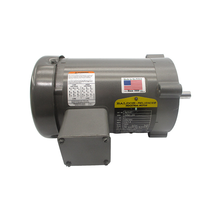 BALDOR VM3545 34A63-282 230/460V 3.6/1.8A NSNP