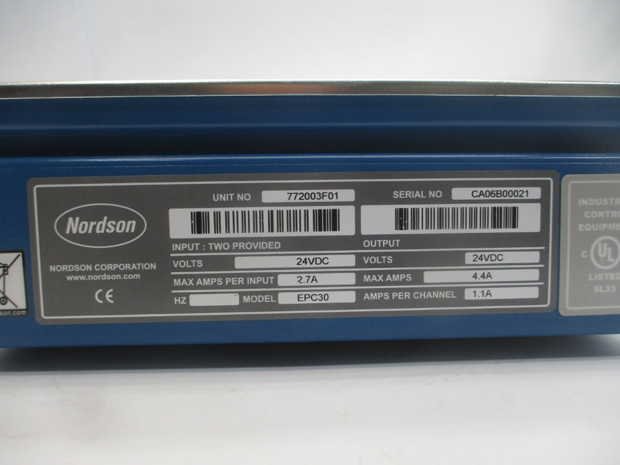 NORDSON EPC30 772003F01 24VDC 2.7A NSNP
