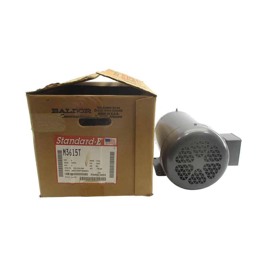 BALDOR M3615T 36G784T846H1 208-230/460V 15.4-14.2/7.1A NSMP