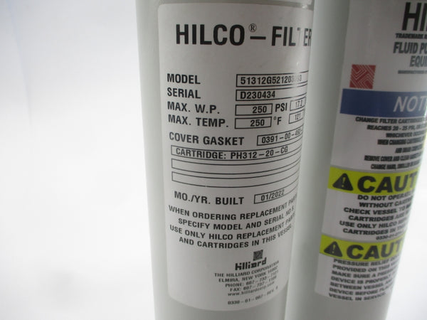 HILIARD 51312G521203093 250PSI NSNP
