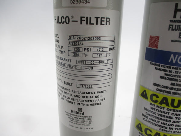 HILIARD 51312G521203093 250PSI NSNP