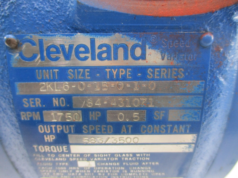 CLEVELAND 2KL6-0-1B-0-1-0 UNMP